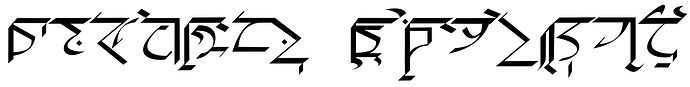 Example of New Ithkuil script v0.2